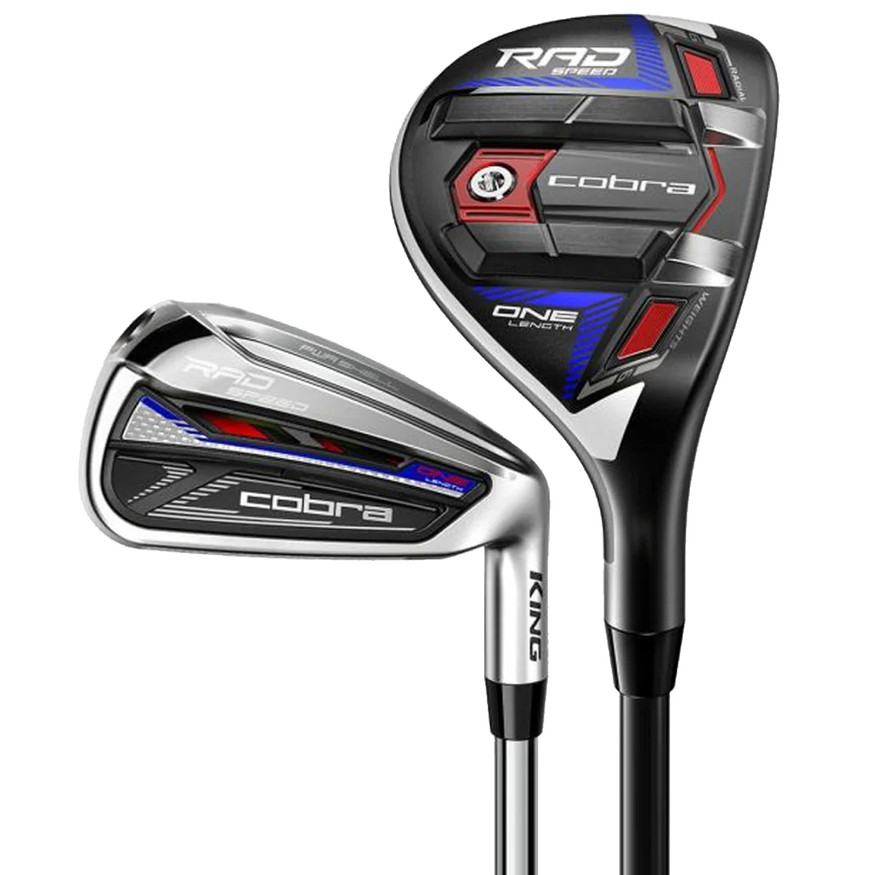 Cobra Golf One Length King RADSPEED Combo Hybrid Iron Set (5H, 6